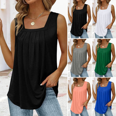 Sofia™ - Stylish Sleeveless Printed O-Neck Summer Dress