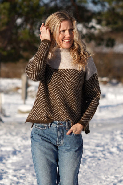 High Neck Cotton Soft Sweater