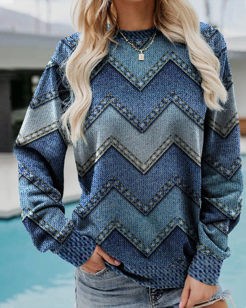 Georgia™ - Warm Comfortable Wave Style Sweater