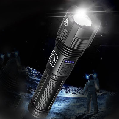 Waterproof Multifunctional Laser Flashlight