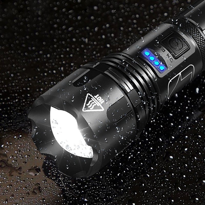 Waterproof Multifunctional Laser Flashlight