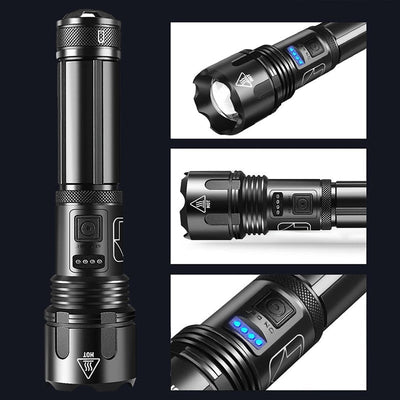 Waterproof Multifunctional Laser Flashlight