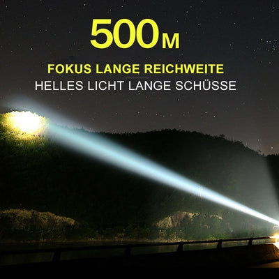 Waterproof Multifunctional Laser Flashlight