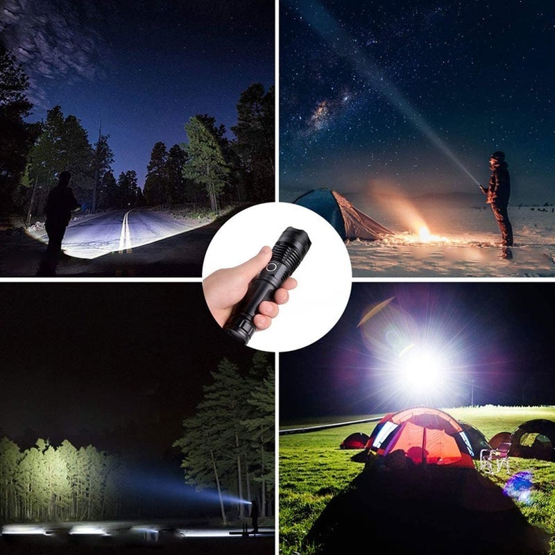 Waterproof Multifunctional Laser Flashlight