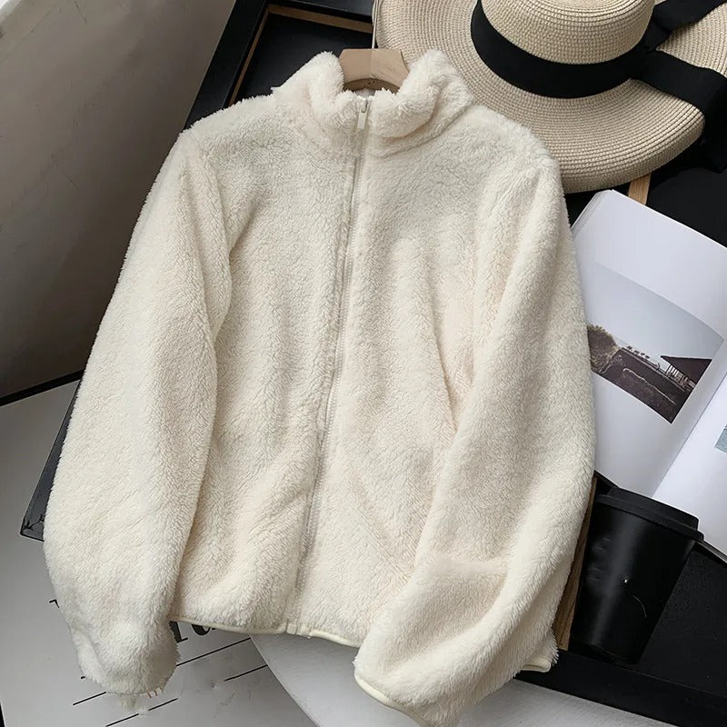 Freya™ - Cozy Teddy Coat With Zipper