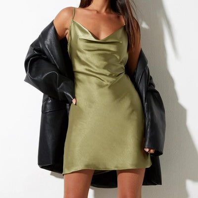 Lily™ - Stylish Satin Slip Dress