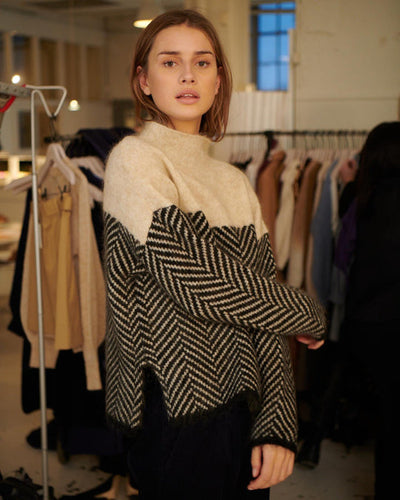 High Neck Cotton Soft Sweater