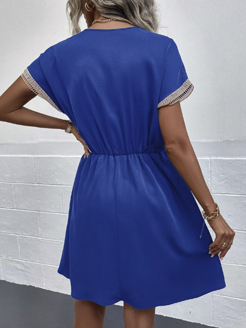 Eloise™ - Short Dress With Elegance Lace
