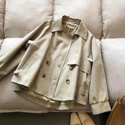 Eliza™ - Comfortable Oversized Double Breasted Trench Coat