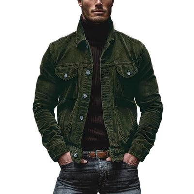 Ethan™ - Vintage Corduroy Single Breasted Jacket
