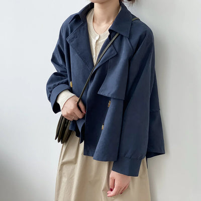 Eliza™ - Comfortable Oversized Double Breasted Trench Coat