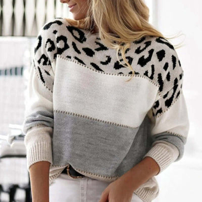 Sophie™ - Styllish Leopard Print Sweater