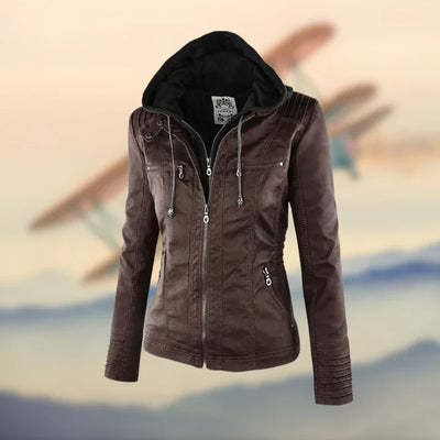 Freya™ - Elegant Stylish Leather Jacket