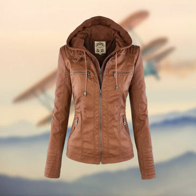 Freya™ - Elegant Stylish Leather Jacket