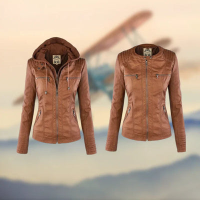 Freya™ - Elegant Stylish Leather Jacket