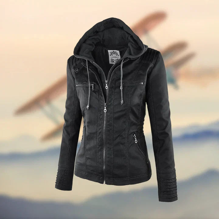 Freya™ - Elegant Stylish Leather Jacket