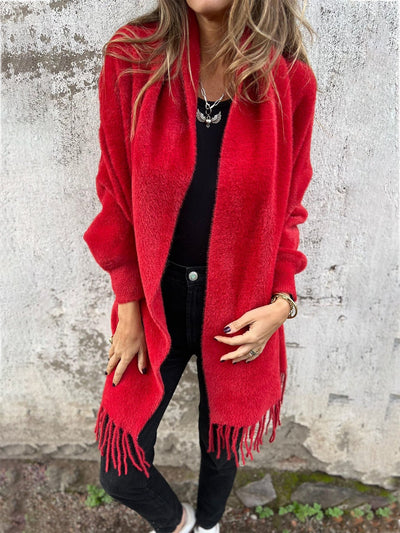 Harper™ - Elegant Long-Sleeved Wrap Sweater