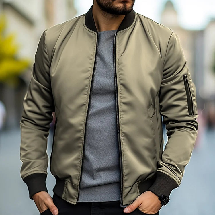 Brown™ - Stylish Warm Bomber Jacket