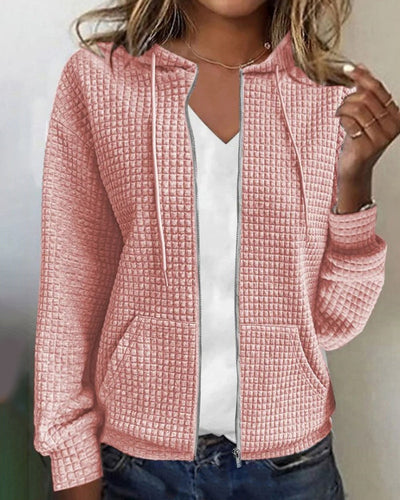 Stylish Leisure Jacket with Pockets