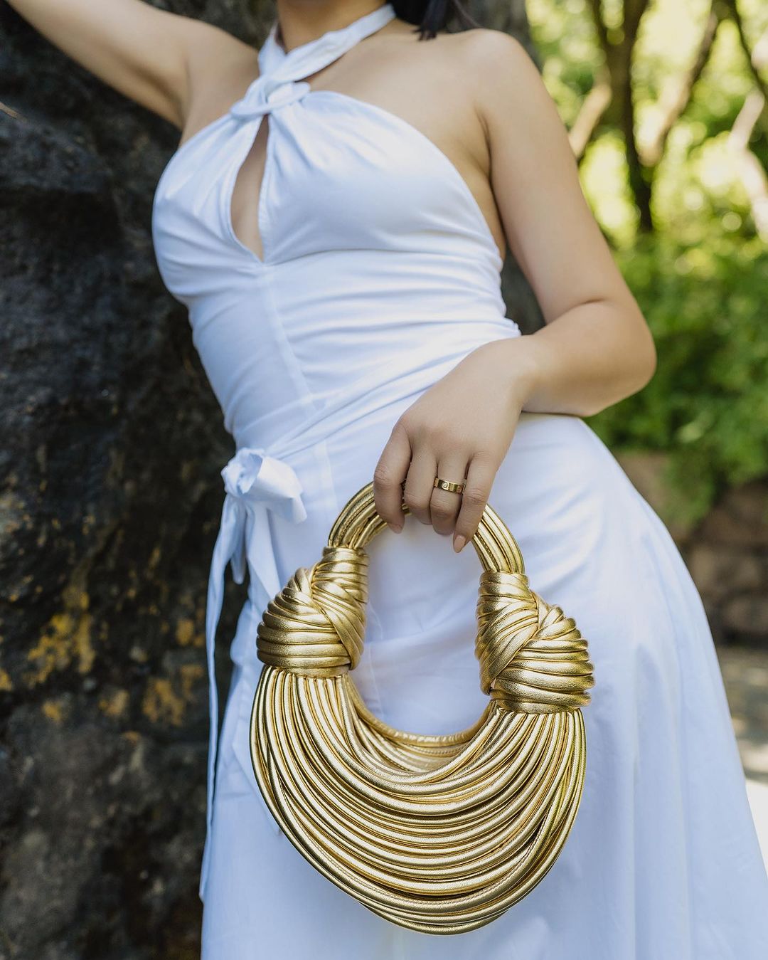Aurélie - Luxury Stylish Gold Bag