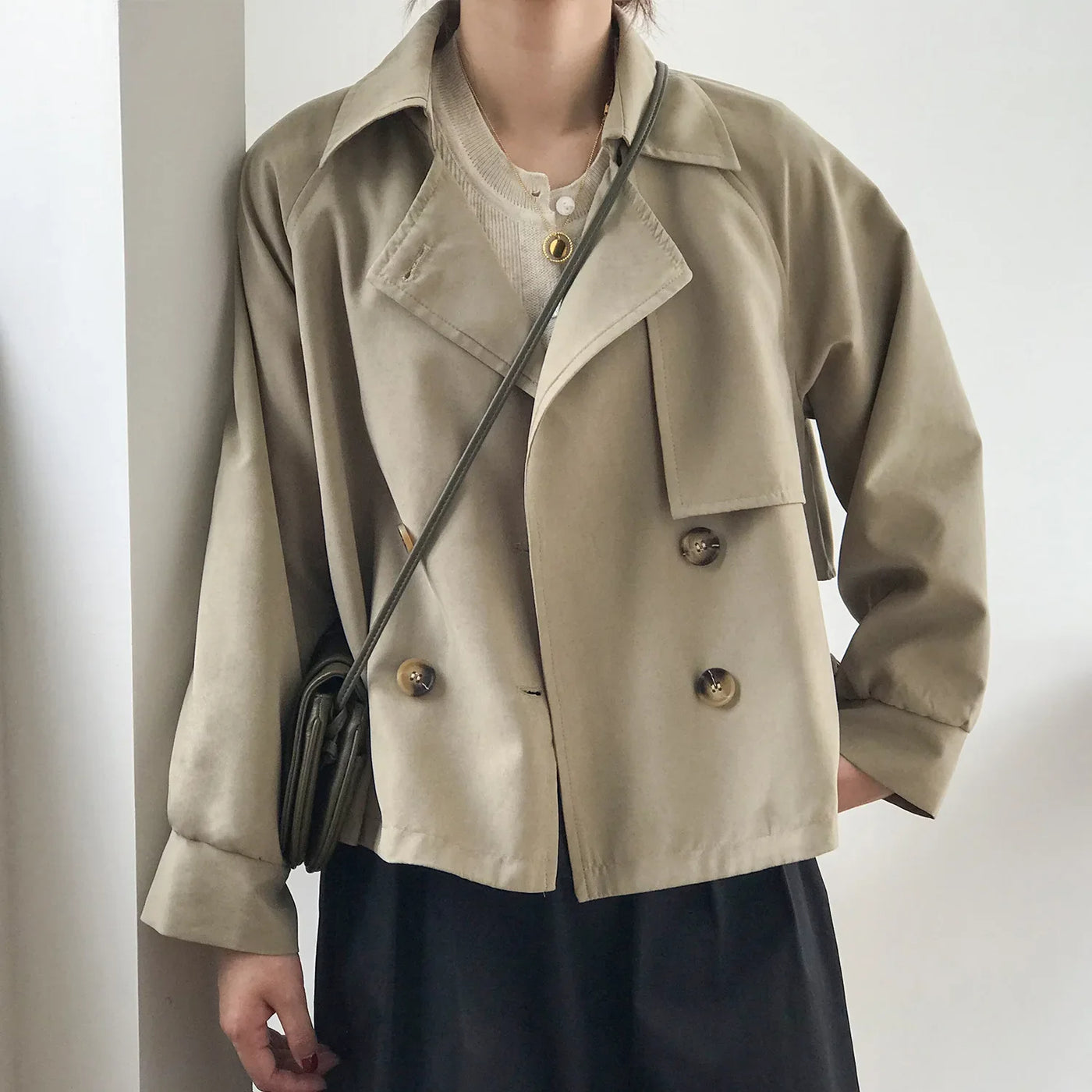 Eliza™ - Comfortable Oversized Double Breasted Trench Coat