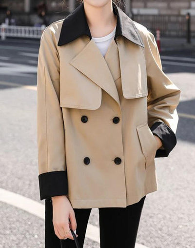 Aria™ - British Style Modern Windbreaker Trench Coat