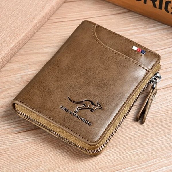 Multi-functional RFID Blocking Waterproof Durable PU Leather Wallet