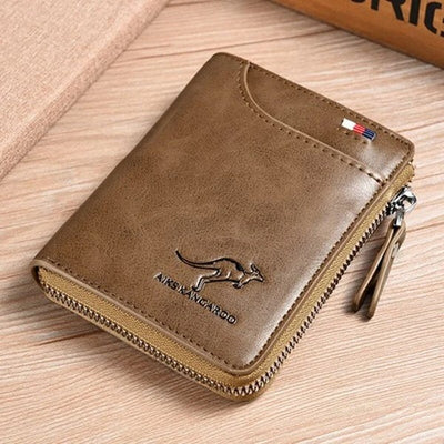 Multi-functional RFID Blocking Waterproof Durable PU Leather Wallet