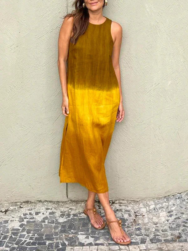 Aria™ - Stylish Casual Tie-Dye Long Dress
