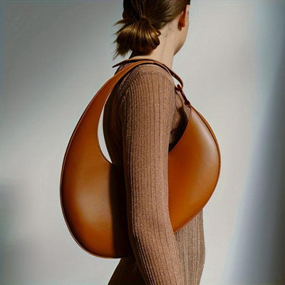 Stella™ - Sleek Solid Color Hobo Bag