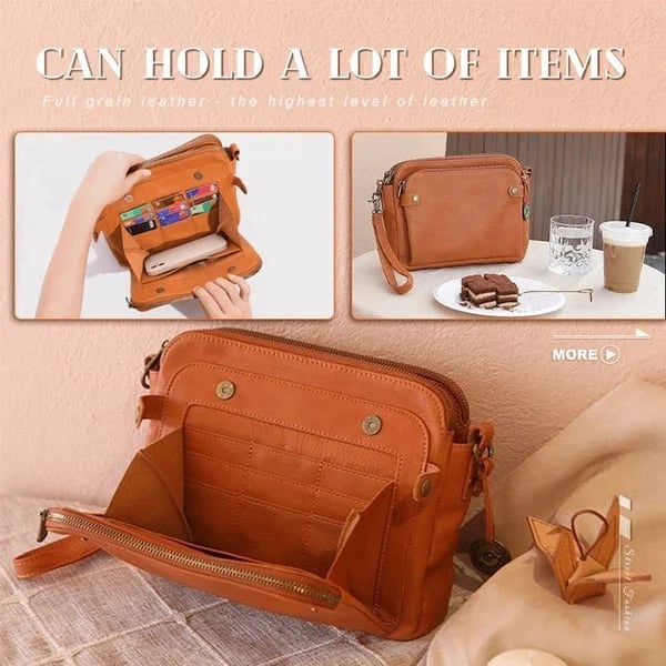 Lily™ - Handmade Soft Leather Shoulder Bag
