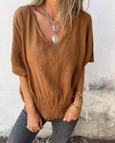 Layla™ - Super Comfy V-Neck T-shirt
