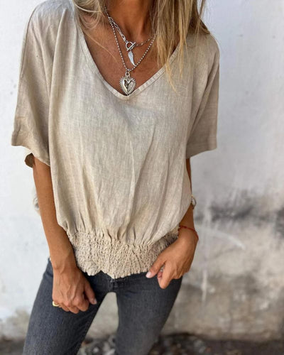 Layla™ - Super Comfy V-Neck T-shirt