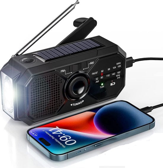Emergency Radio With AM/FM Radio And Flashlight