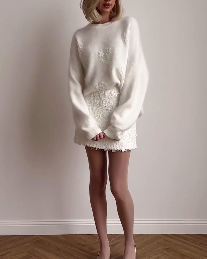 Poppy™ - Stylish Casual Round Neck Sweater