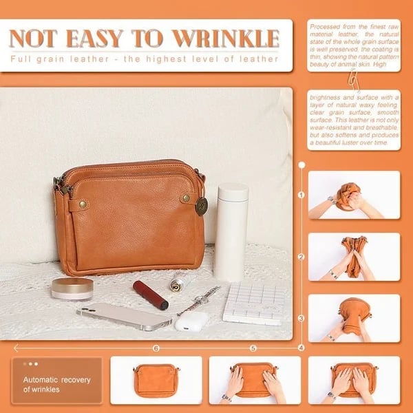 Lily™ - Handmade Soft Leather Shoulder Bag