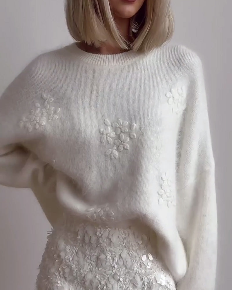 Poppy™ - Stylish Casual Round Neck Sweater