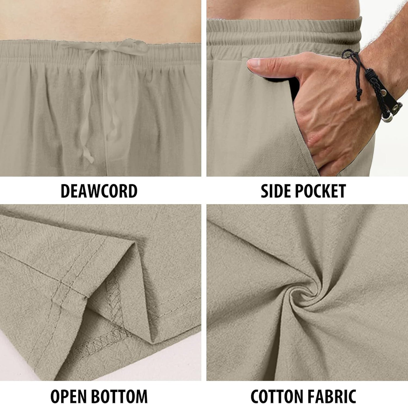 James™ - Cotton Linen Pants For Men