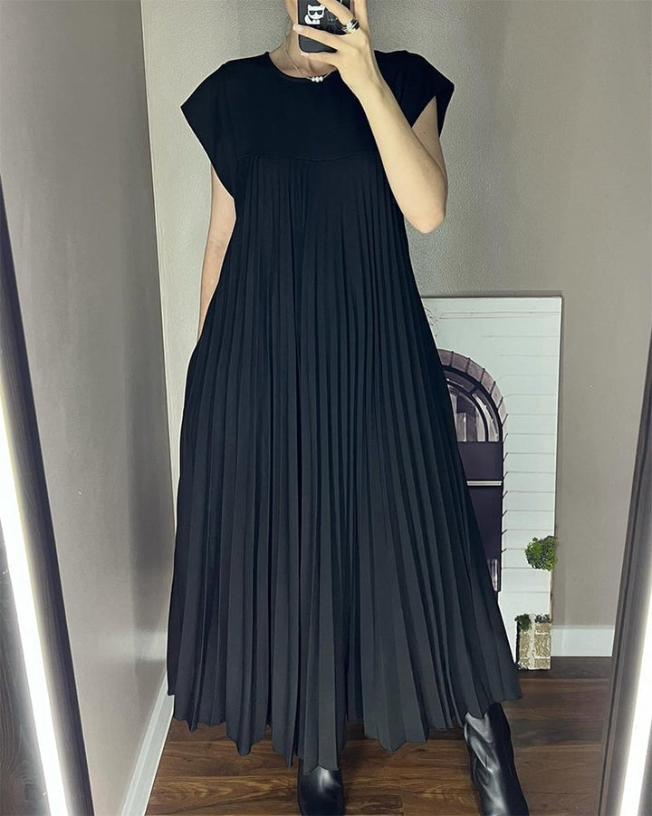 Mia™ - Elegant Pleated Summer Dress