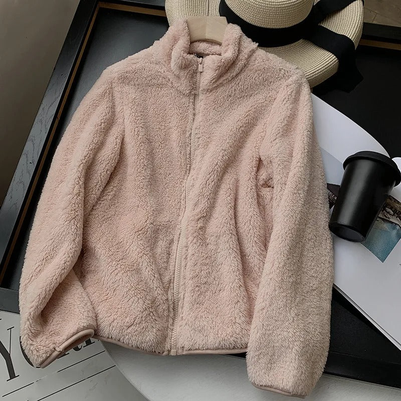 Freya™ - Cozy Teddy Coat With Zipper