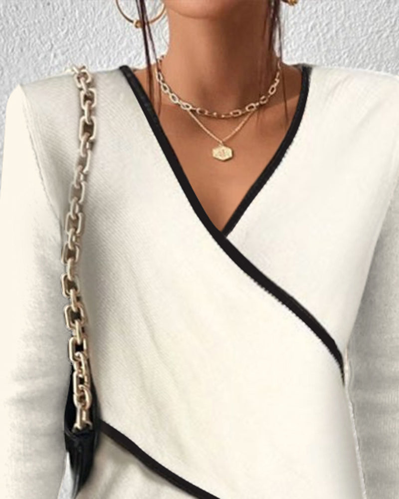 Poppy™ – Elegant Warm V-neck Sweater