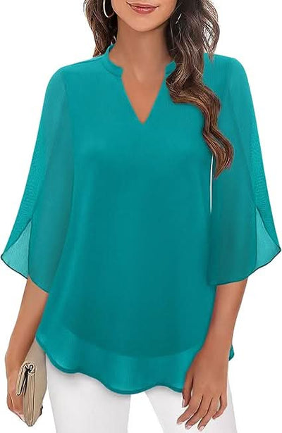Lily™ - Chic Layered Blouse