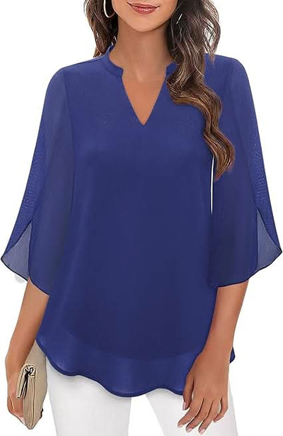 Lily™ - Chic Layered Blouse