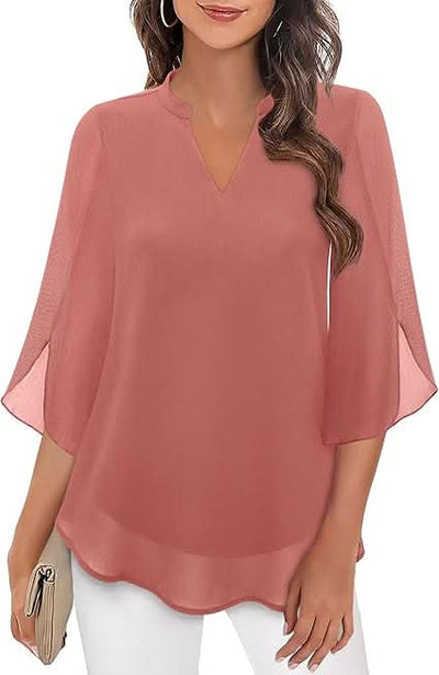 Lily™ - Chic Layered Blouse