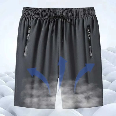 Cooper™ - Quick Dry Ice Silk Shorts With Zip Pockets (Unisex)