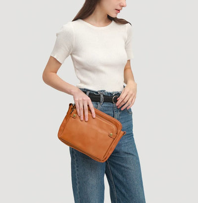 Lily™ - Handmade Soft Leather Shoulder Bag