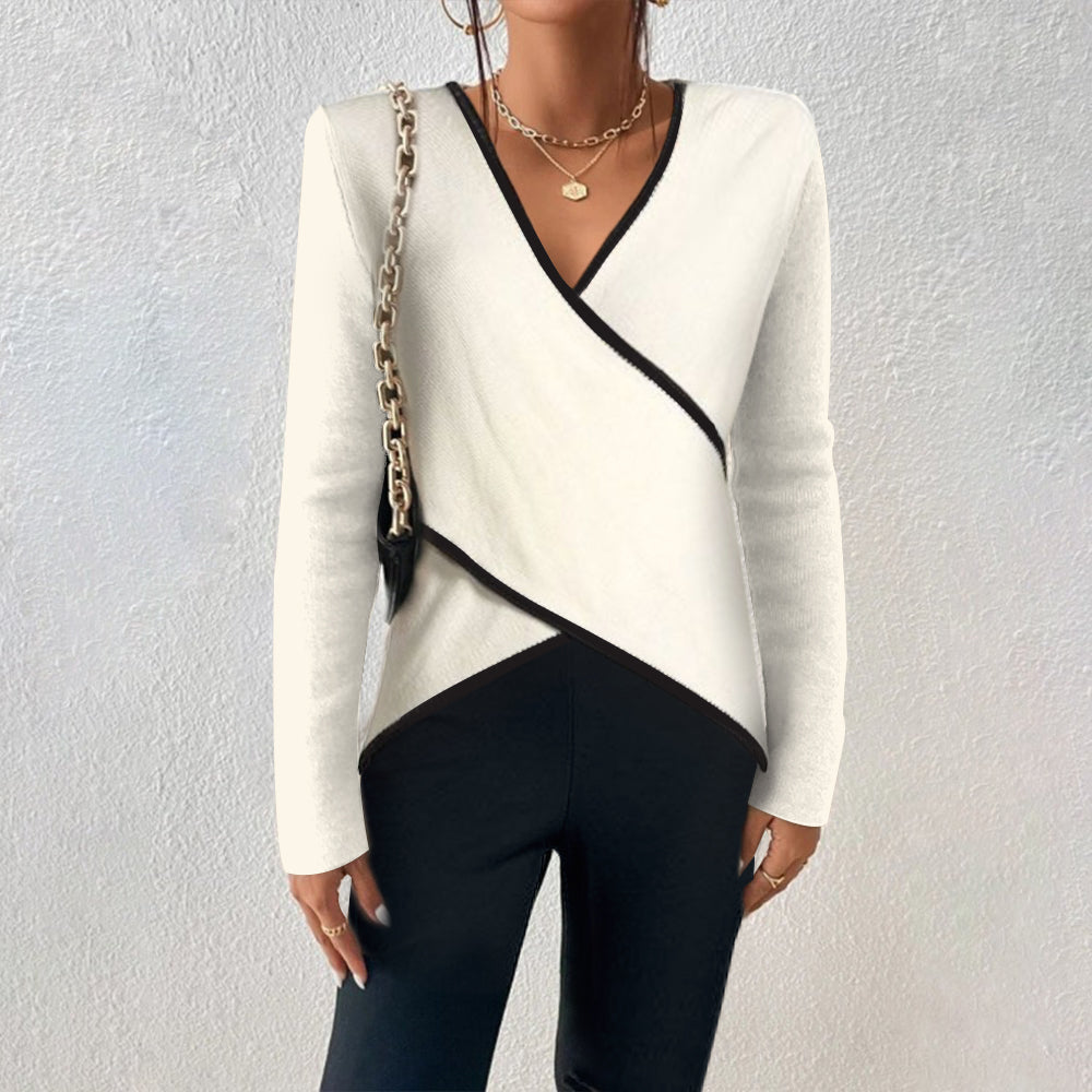 Poppy™ – Elegant Warm V-neck Sweater