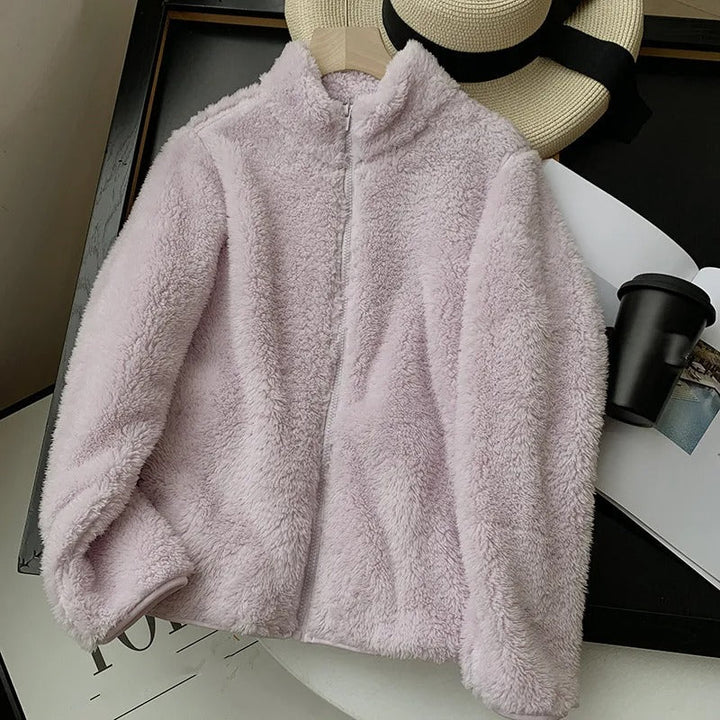 Freya™ - Cozy Teddy Coat With Zipper