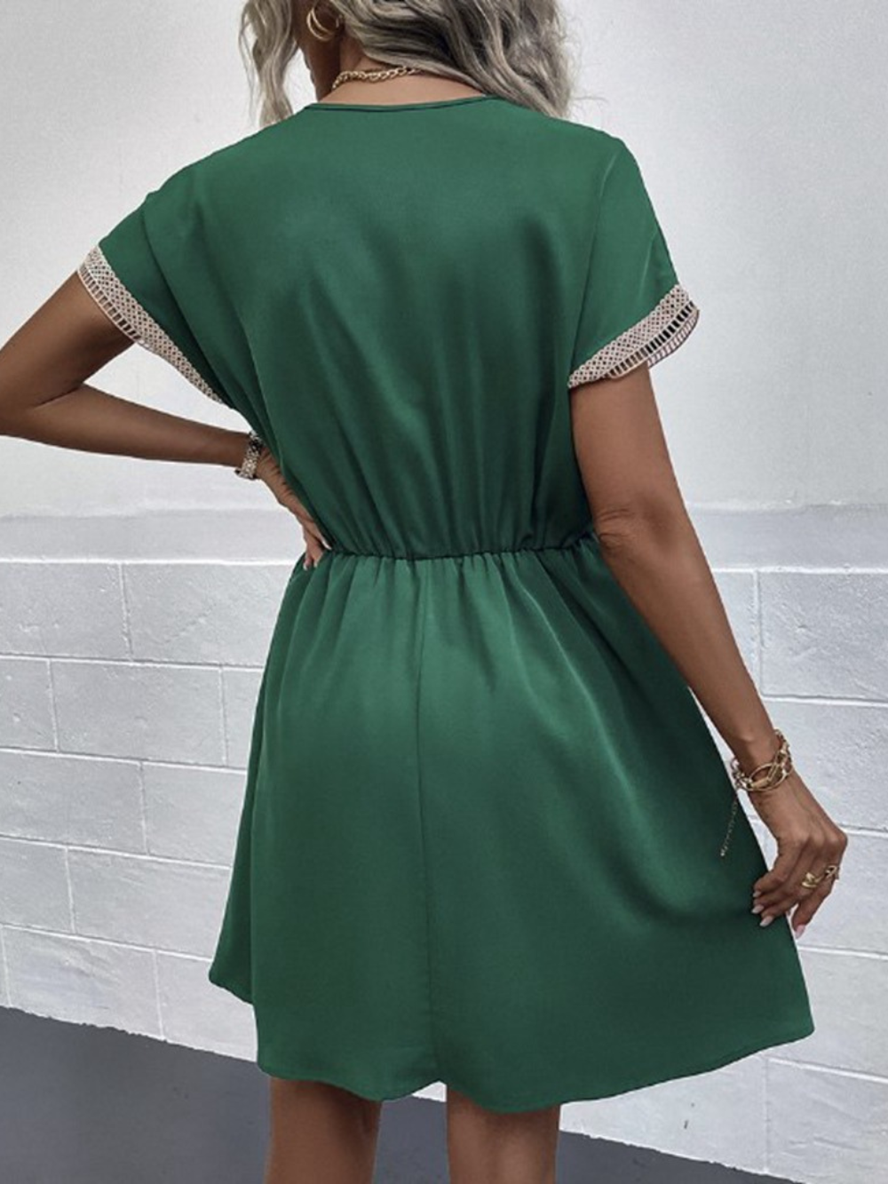 Eloise™ - Short Dress With Elegance Lace