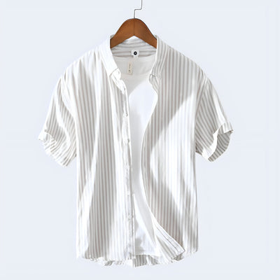 Ethan™ - Casual Striped Short Sleeve Shirt